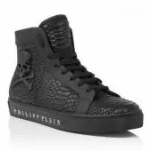 philipp plein chaussures pour homme high skull black